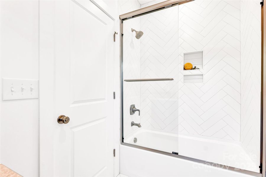 Separate room with tub/shower