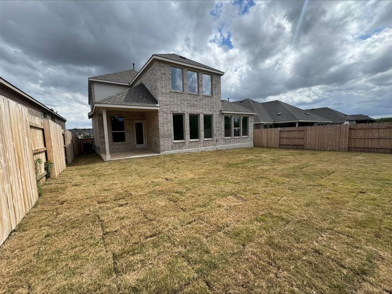 Exterior details and patio area of a home in Anthem, Kyle (Image 3).