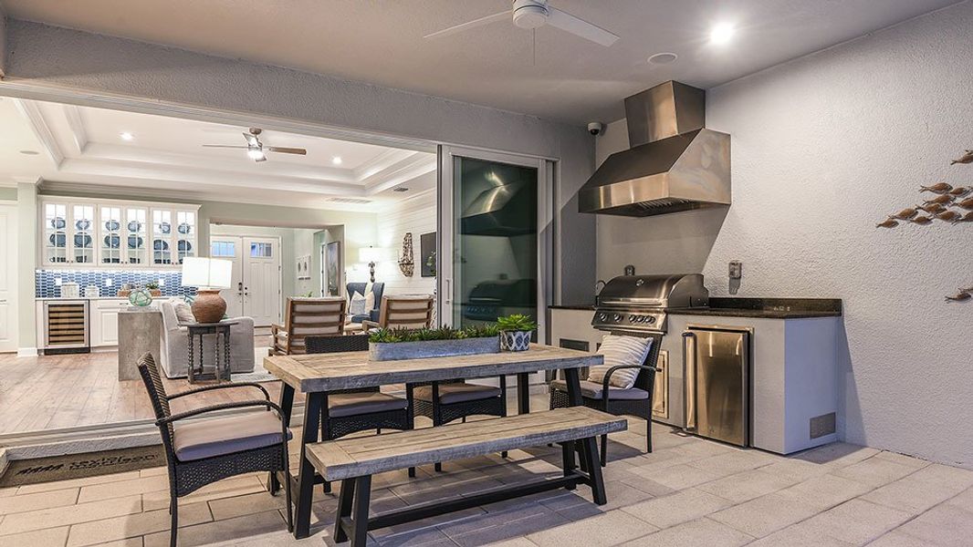 Representative furnished interior of a home built from the Tortola by Taylor Morrison in The Waters at Center Lake Ranch, St. Cloud (Image 8).