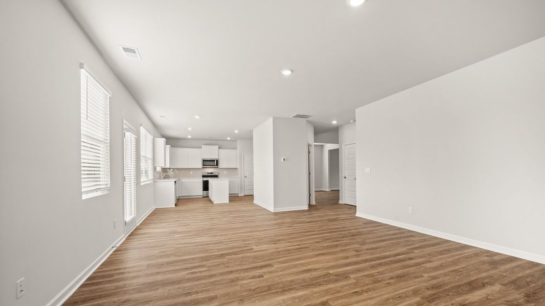Representative unfurnished interior of a home built from the Packard by D.R. Horton in Oakchase at Hampton, Hampton (Image 15).