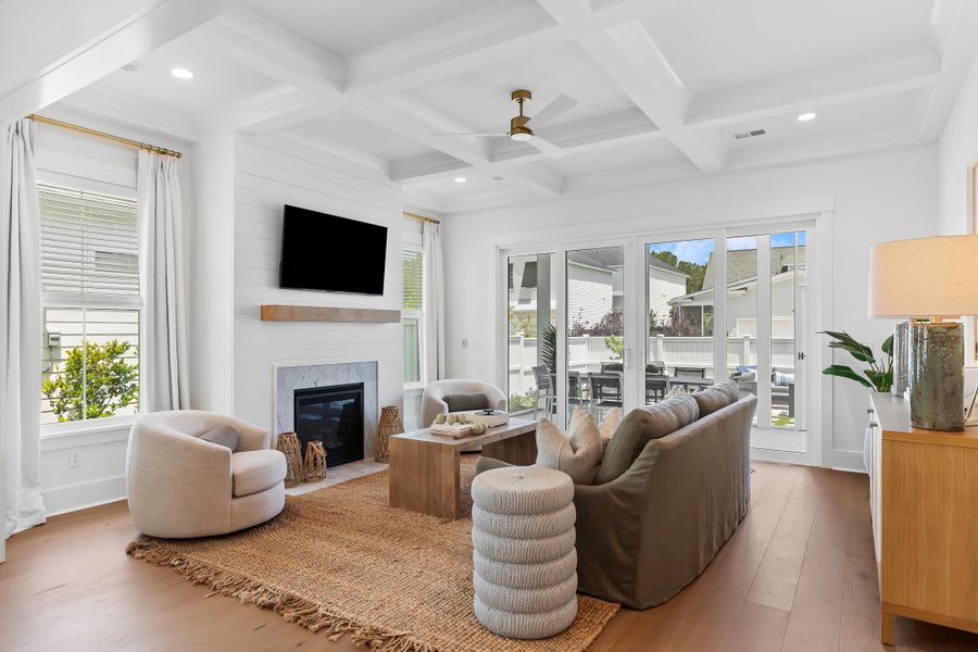 Furnished interior view inside a new home in , Summerville (Image 12).