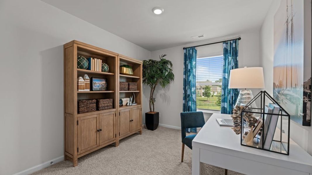 Furnished interior view inside a new home in Clock Road Townhomes, New Bern (Image 19).