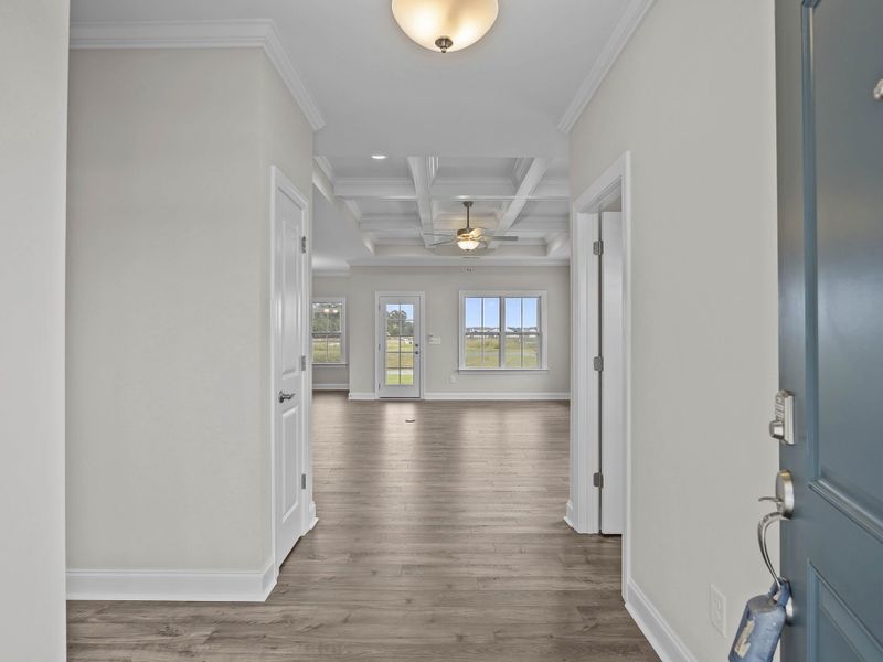 Spacious, unfurnished interior of a new home in The Villas at Langston Farms, Winterville (Image 32).