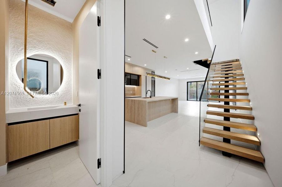 Furnished interior view inside a new home in , Fort Lauderdale (Image 41).