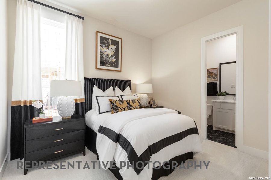 Furnished interior view inside a new home in The Ranches at Creekside, Boerne (Image 8).