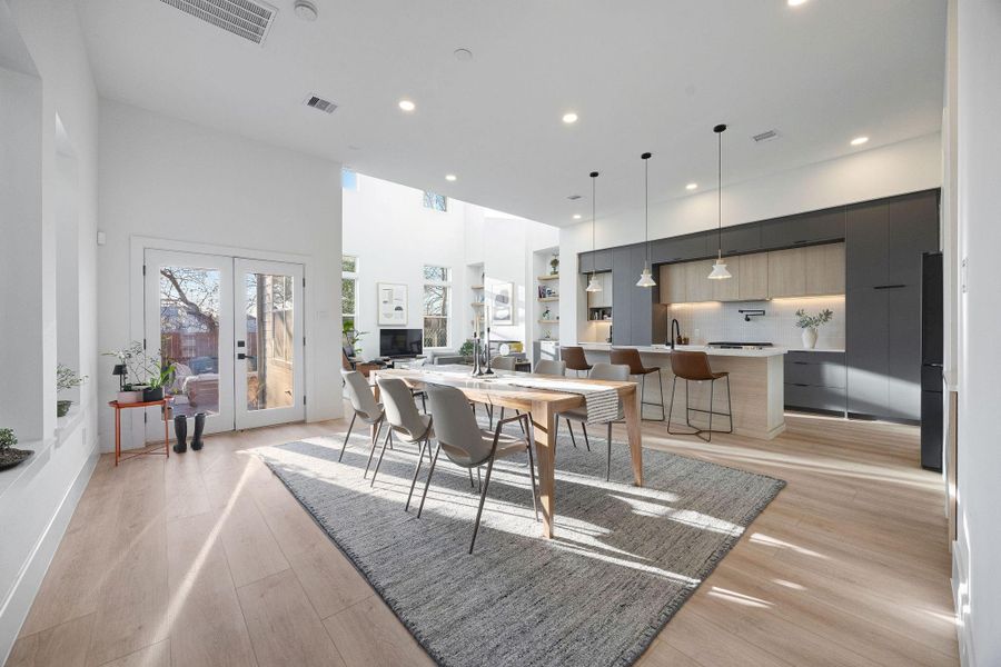 Open concept living. Open concept living.