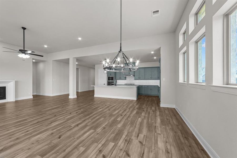 Furnished interior view inside a new home in South Pointe Manor Series, Mansfield (Image 9). Furnished interior view inside a new home in South Pointe Manor Series, Mansfield (Image 9).