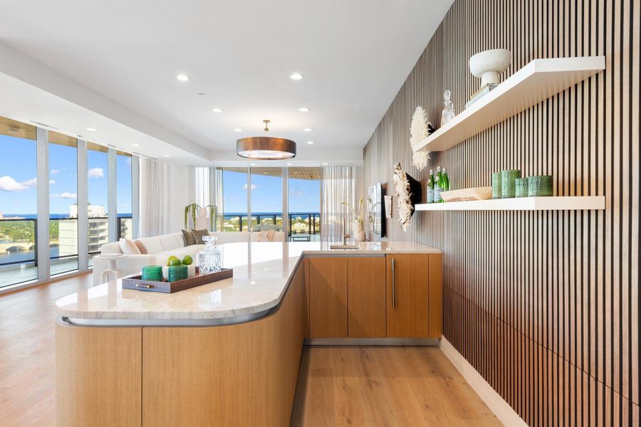 Furnished interior view inside a new home in , West Palm Beach (Image 6).