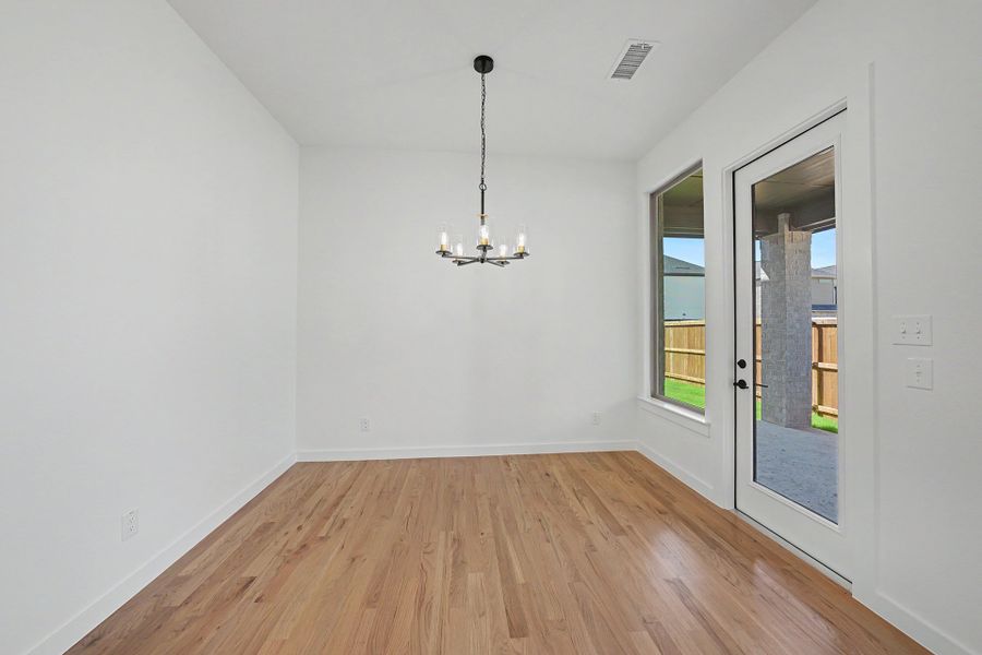 Spacious, unfurnished interior of a new home in Light Farms Brenham - 40' Lots, Celina (Image 20).
