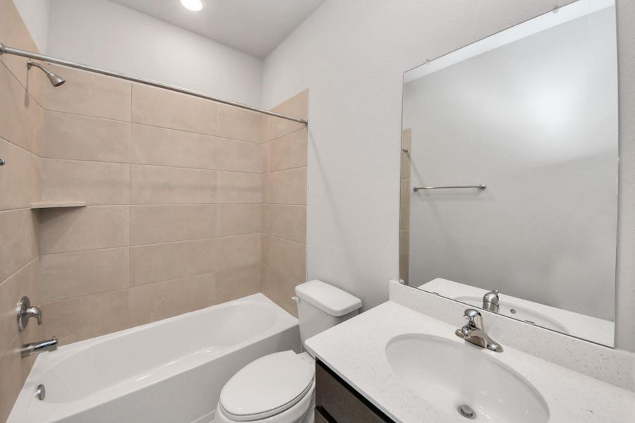 Furnished interior view inside a new home in Montgomery Ridge: Founders Collection, Conroe (Image 27).