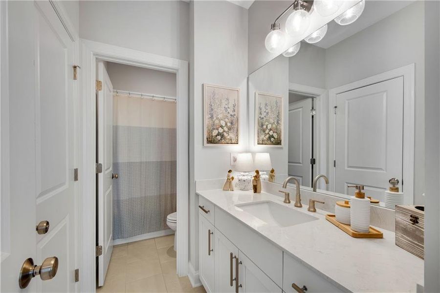 Furnished interior view inside a new home in , Peachtree Corners (Image 51).