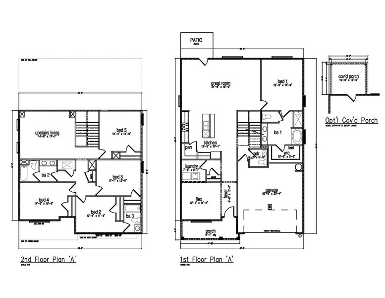 2D floor plan layout for the Embry by D.R. Horton in Ashton Park Phase III, Freeport, FL (Image 4).