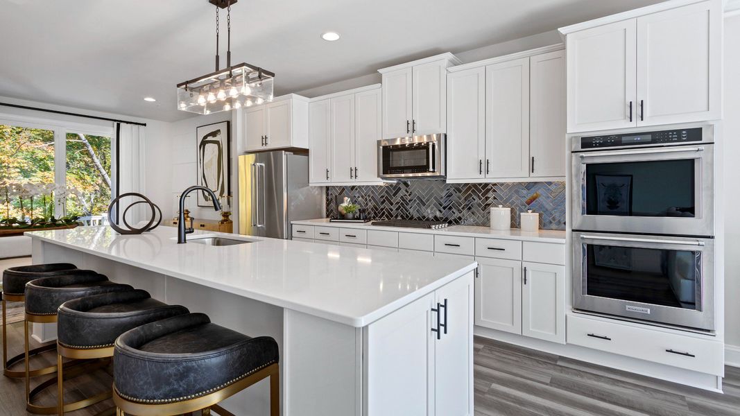 Representative furnished interior of a home built from the Harlow by DRB Homes in Bayberry, Raleigh (Image 5). Representative furnished interior of a home built from the Harlow by DRB Homes in Bayberry, Raleigh (Image 5).