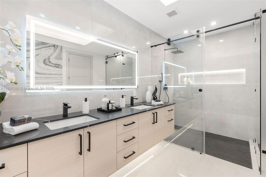 Furnished interior view inside a new home in , Delray Beach (Image 21).