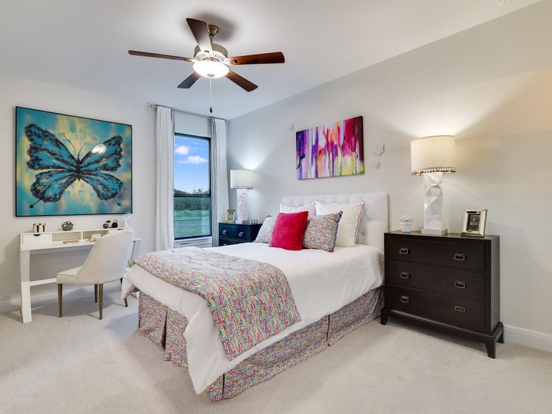 Representative furnished interior of a home built from the San Simeon I by Giddens Homes in Clearwater Ranch, Liberty Hill (Image 192).