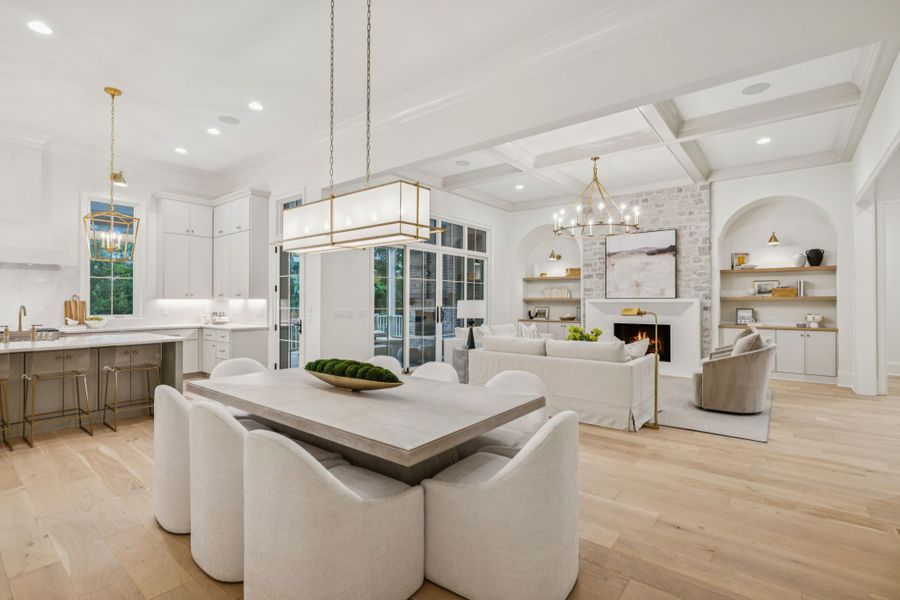 Furnished interior in a model home at The Grove in College Grove (Image 16). Furnished interior in a model home at The Grove in College Grove (Image 16).