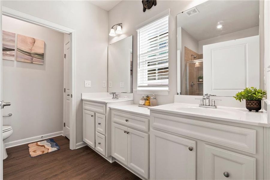 Furnished interior view inside a new home in Newberry 55+, McDonough (Image 25).