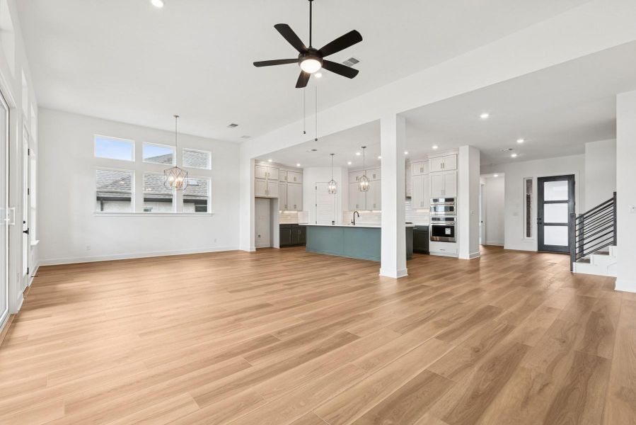 Family Room - Dining - Kitchen - Entry