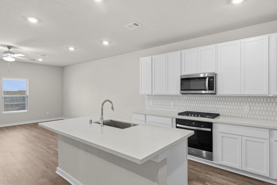 Furnished interior view inside a new home in Windrose Green, Angleton (Image 9).