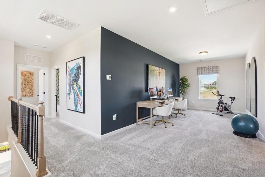 Furnished interior view inside a new home in Fair Oak, Calhoun (Image 9).