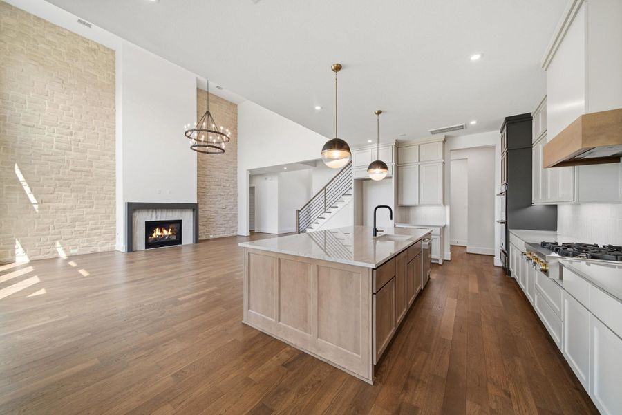 Furnished interior view inside a new home in Legacy, League City (Image 16).