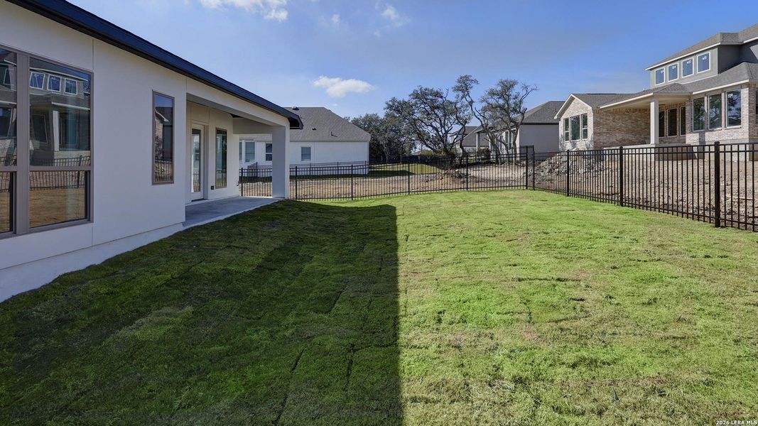 Exterior details and patio area of a home in Esperanza, Boerne (Image 21).