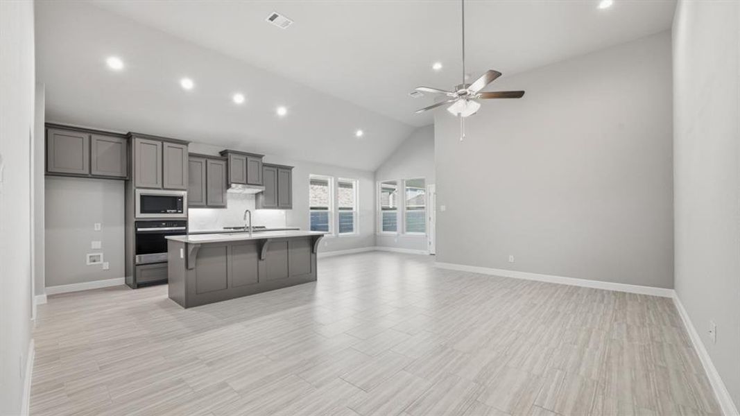 Furnished interior view inside a new home in Treeline, Justin (Image 11). Furnished interior view inside a new home in Treeline, Justin (Image 11).