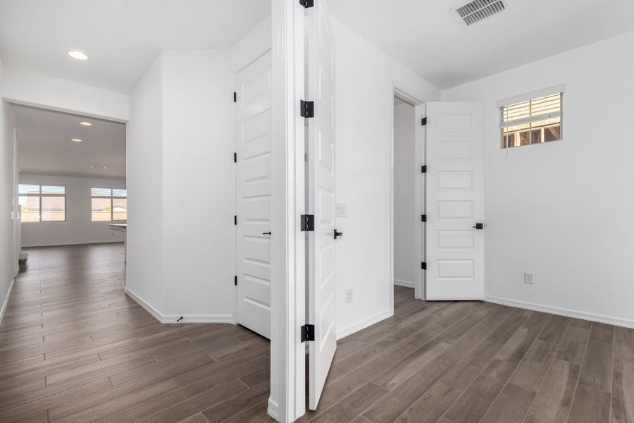 Representative unfurnished interior of a home built from the Winsor by Taylor Morrison in Allen Ranches Discovery Collection, Litchfield Park (Image 12).