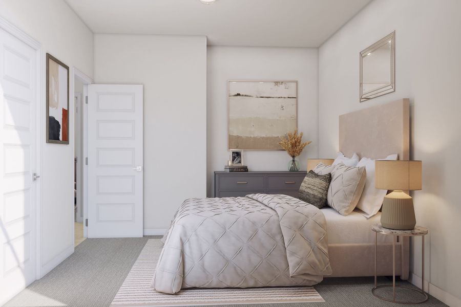 Representative furnished interior of a home built from the Arbor by Tri Pointe Homes in Terrace Collection At Turner's Crossing, Buda (Image 7).