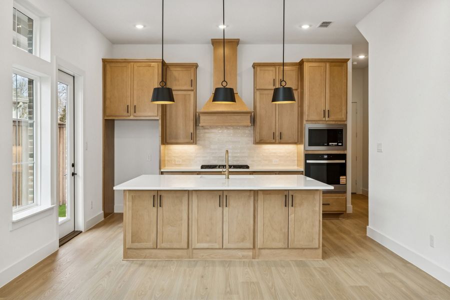 Furnished interior view inside a new home in Newman Village Townhomes, Frisco (Image 10).
