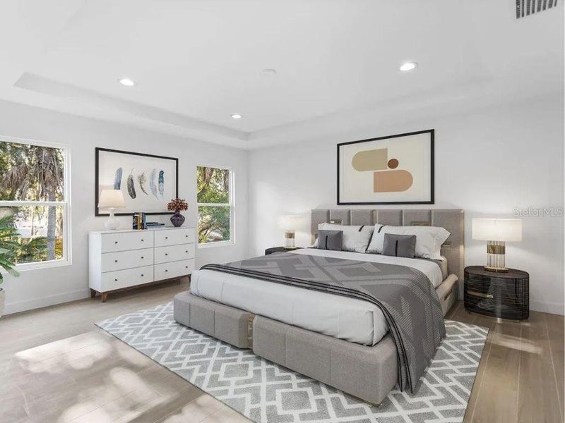 Furnished interior view inside a new home in , New Port Richey (Image 4). Furnished interior view inside a new home in , New Port Richey (Image 4).