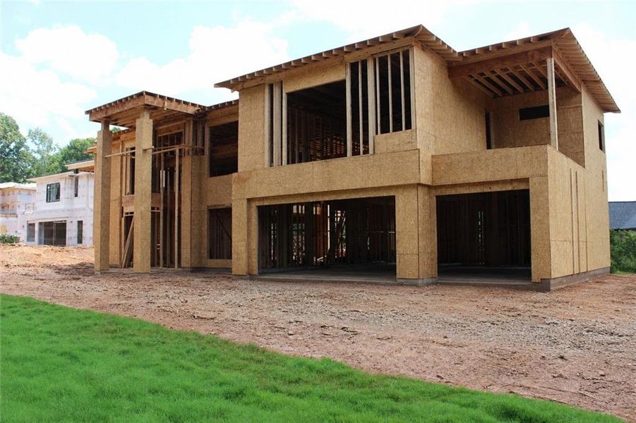 In-progress construction of a new home in , Lawrenceville, GA (Image 15).