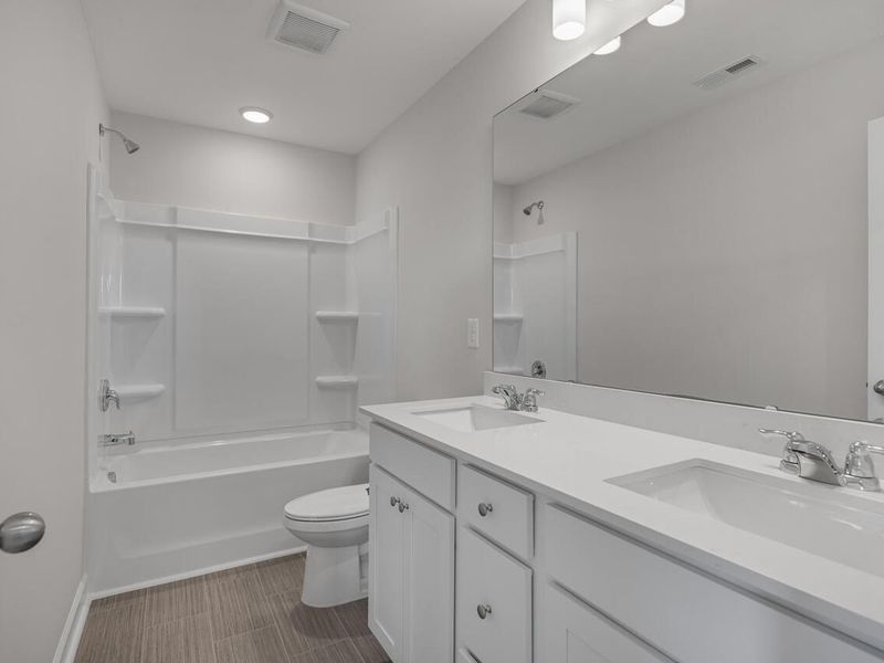 Furnished interior view inside a new home in Springvale, Fuquay Varina (Image 9). Furnished interior view inside a new home in Springvale, Fuquay Varina (Image 9).