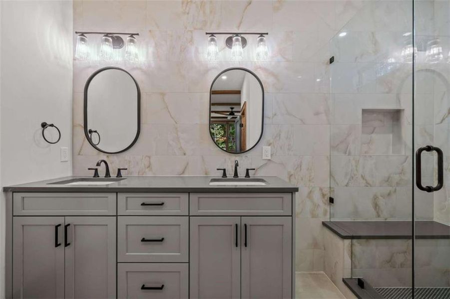 Close-up of interior finishes inside a home in , Young Harris (Image 22).