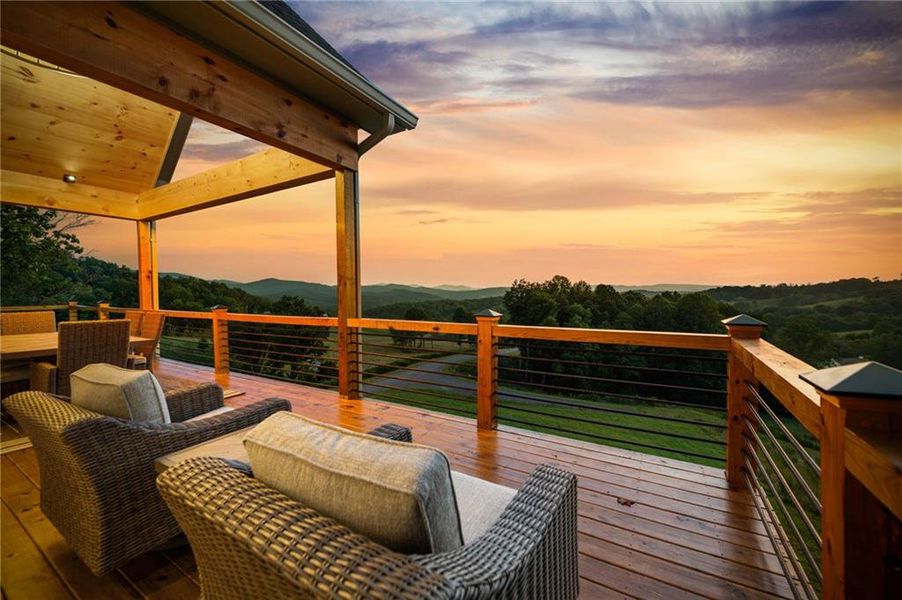 Exterior details and patio area of a home in , Morganton (Image 37).