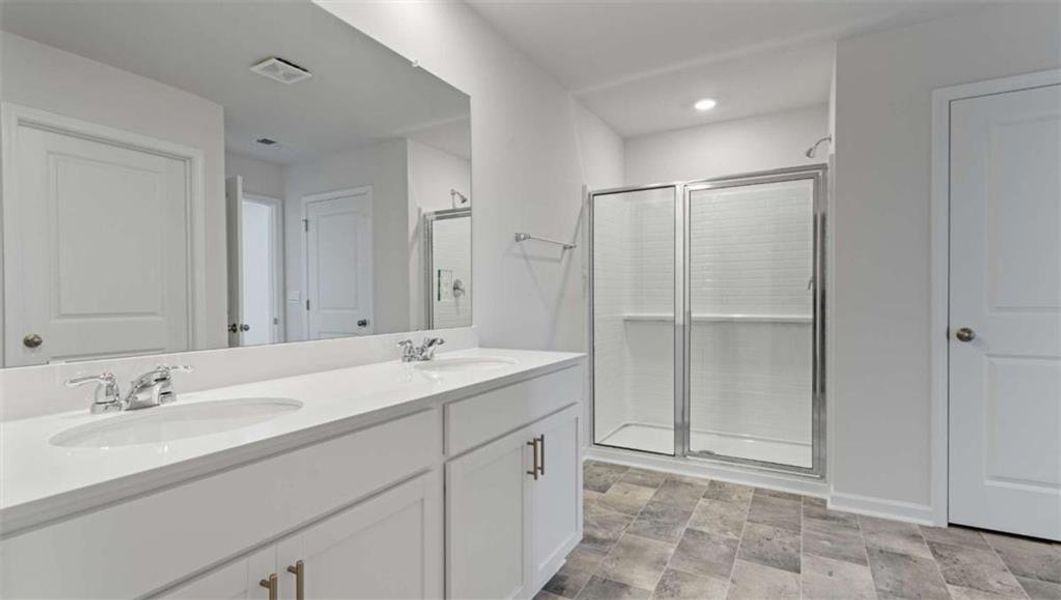 Furnished interior view inside a new home in Sherwood Manor, South Fulton (Image 3). Furnished interior view inside a new home in Sherwood Manor, South Fulton (Image 3).