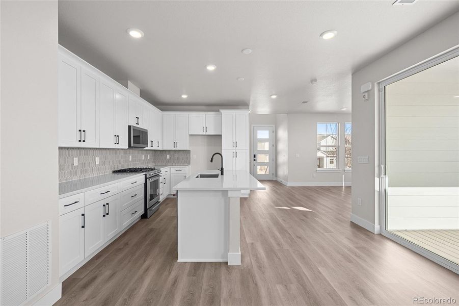 Furnished interior view inside a new home in , Littleton (Image 11). Furnished interior view inside a new home in , Littleton (Image 11).