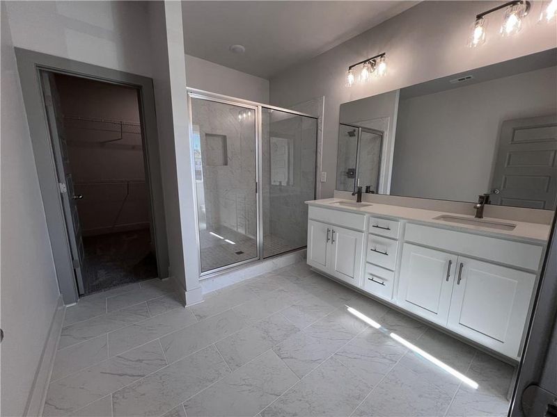 Furnished interior view inside a new home in , Norcross (Image 8).