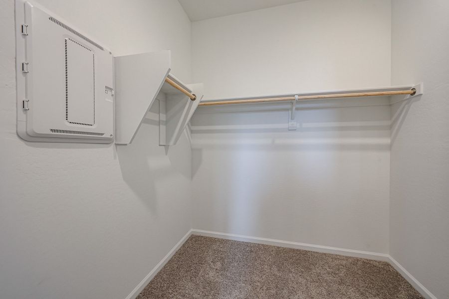 A staircase in a room.