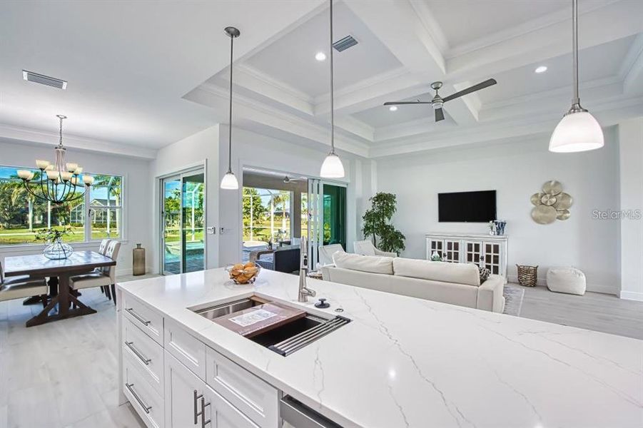 Furnished interior view inside a new home in , Punta Gorda (Image 14).