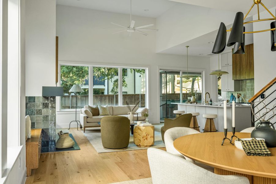 Furnished interior view inside a new home in , Austin (Image 30).