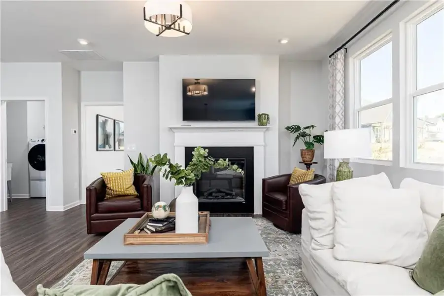 Furnished interior view inside a new home in Madison at Buice Lake, Acworth (Image 22).