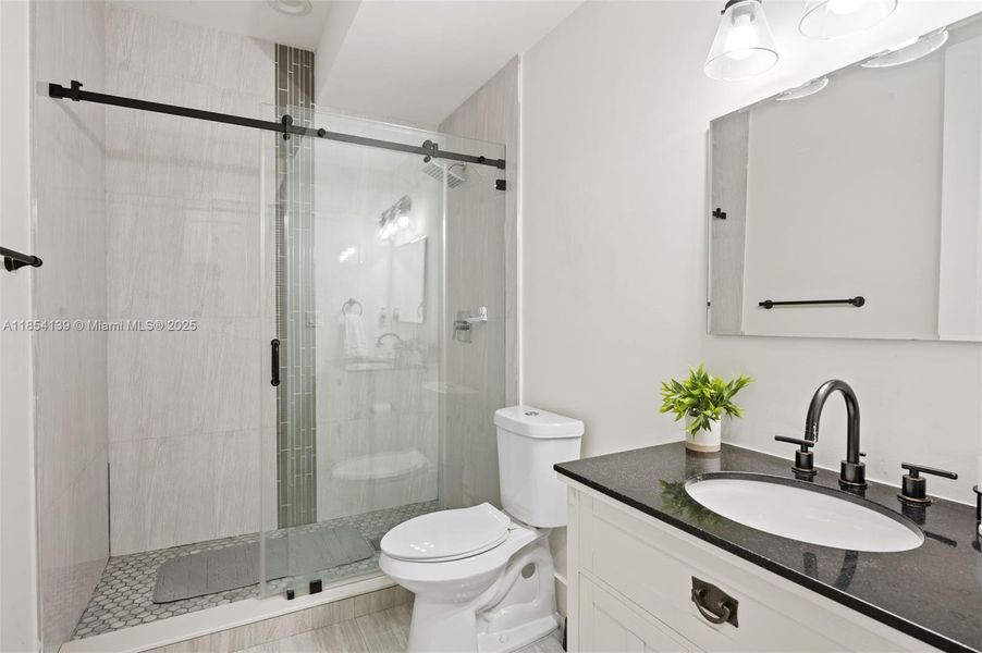 Furnished interior view inside a new home in , Miami Springs (Image 3).