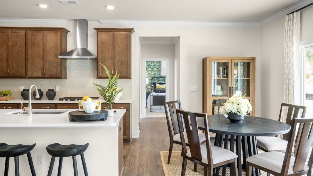 Representative furnished interior of a home built from the NORMAN by D.R. Horton in The Estates Park, Apex (Image 14).
