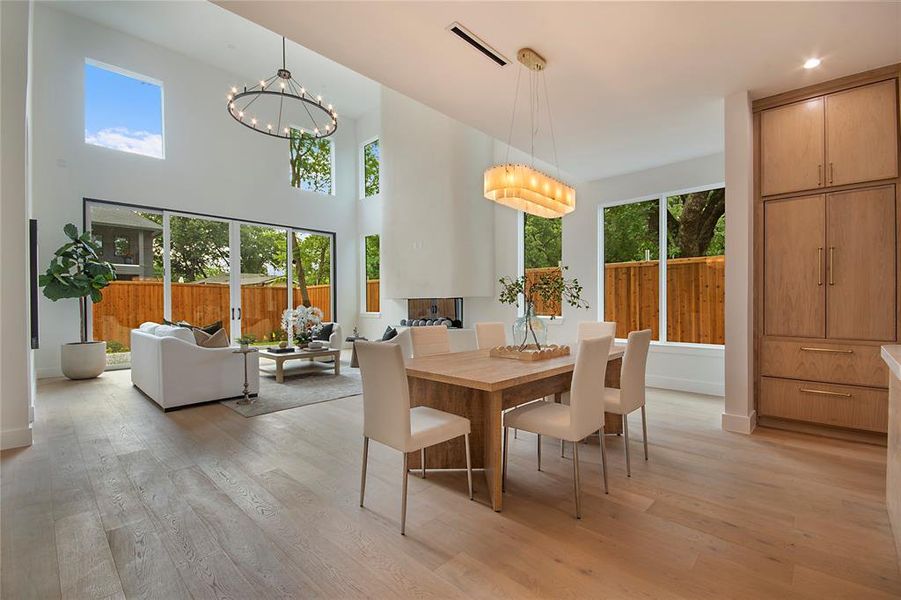 Furnished interior view inside a new home in , Dallas (Image 14).