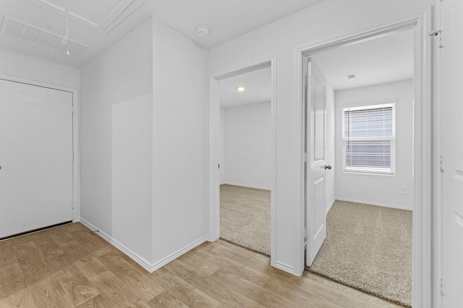 Spacious, unfurnished interior of a new home in Wayside, Uhland (Image 19). Spacious, unfurnished interior of a new home in Wayside, Uhland (Image 19).