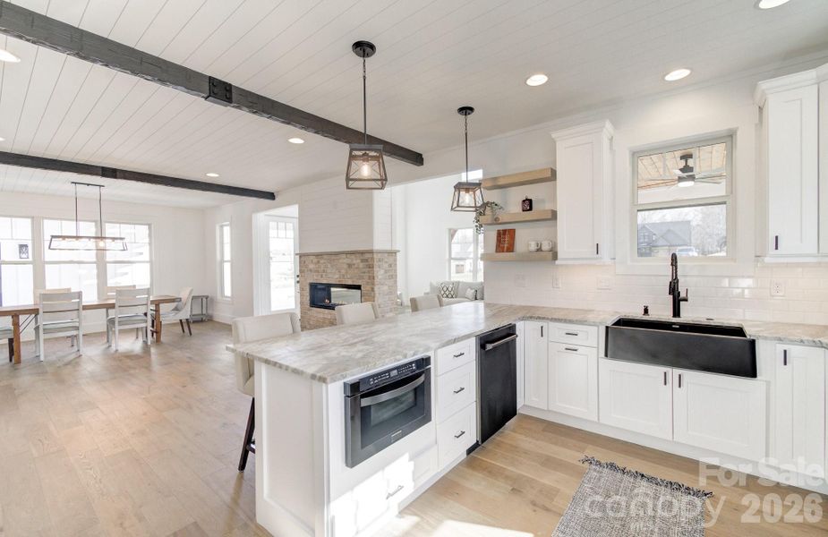 Furnished interior view inside a new home in , Mills River (Image 16).