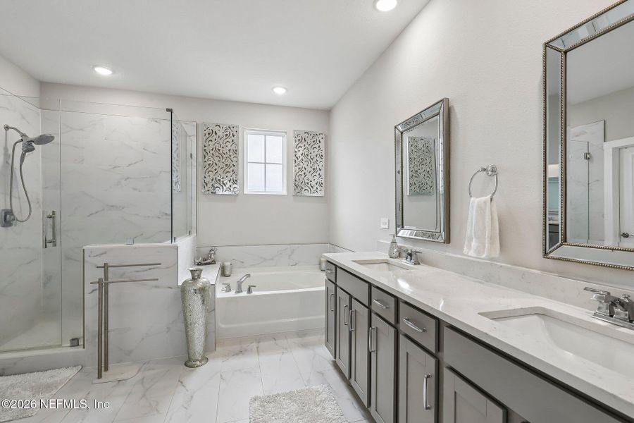 Furnished interior view inside a new home in , Jacksonville (Image 29).