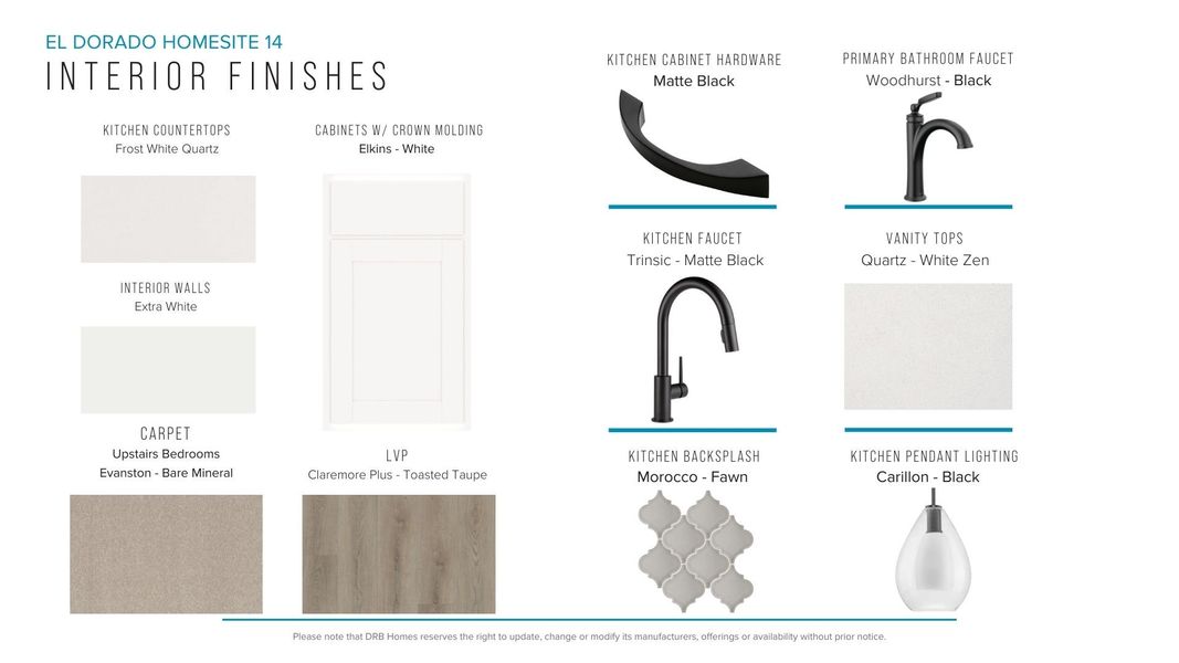 Furnished interior view inside a new home in El Dorado, Spartanburg (Image 15).