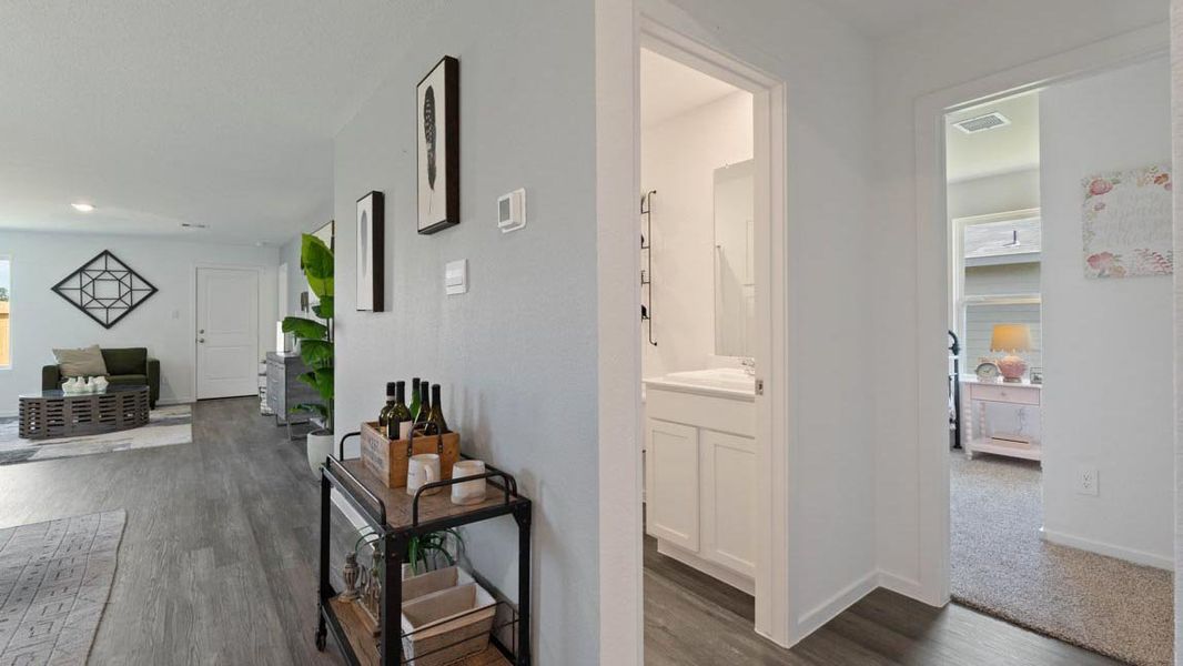 Furnished interior view inside a new home in Sunset Valley, Hockley (Image 5).